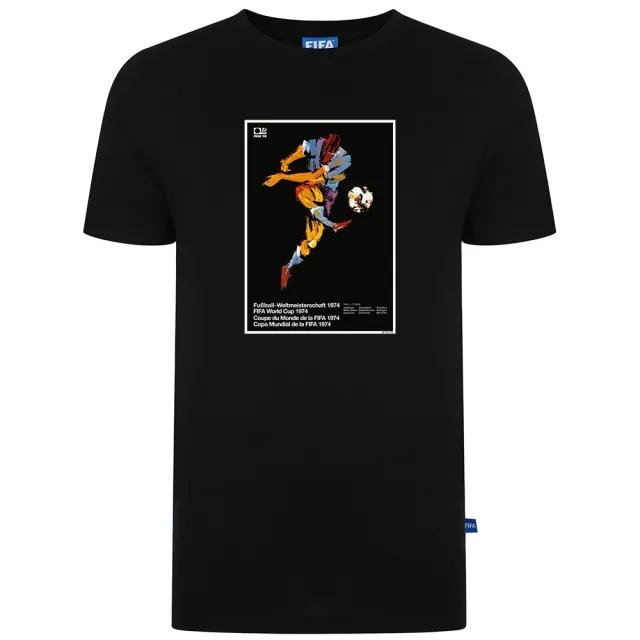 3Retro FIFA 1974 Poster Tee