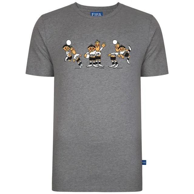 3Retro FIFA 1974 Three Mascot Tee
