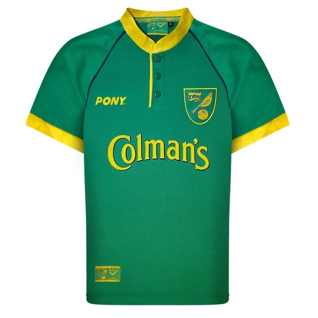 3Retro Norwich 1998 PONY Away Retro Football Shirt