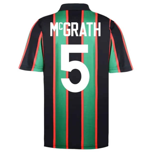 Aston Villa 1994 Away Mcgrath No5 Football Shirt