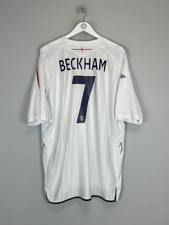 2007/09 ENGLAND BECKHAM #7 HOME SHIRT (XXXL) UMBRO | CULT KITS
