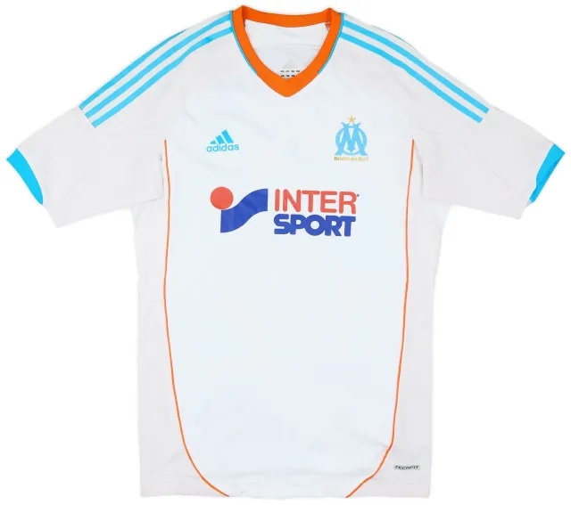 2012-13 Olympique Marseille Player Issue Home Shirt Gignac #9 - 8/10 - (M)