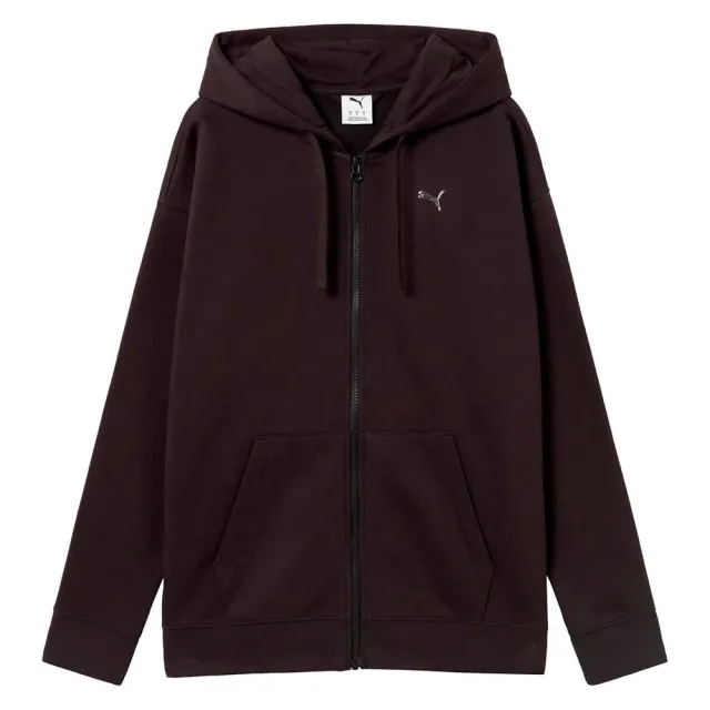Puma Graphic Flowered Relaxed Full Zip Sweatshirt