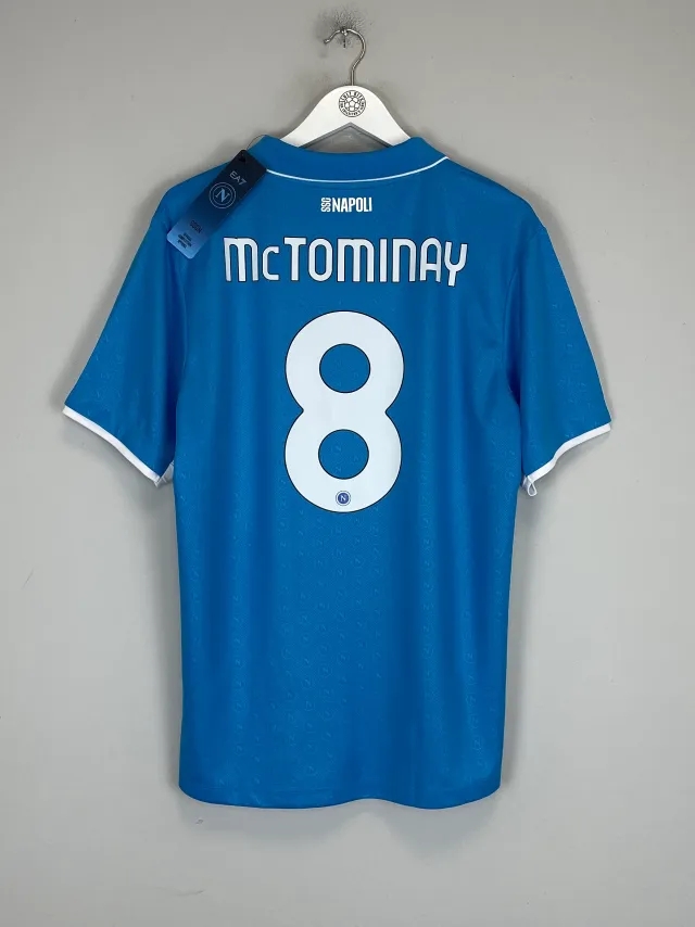 2024/25 NAPOLI MCTOMINAY #8 *BNWT* HOME SHIRT (M) EA7 | CULT KITS