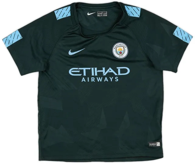 2017-18 Manchester City Third Shirt - 9/10 - (6-7 Years)
