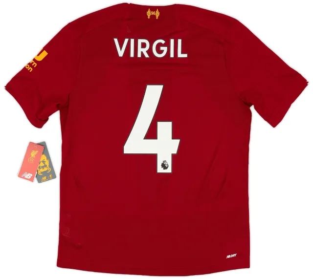 2019-20 Liverpool Home Shirt Virgil #4 (S)