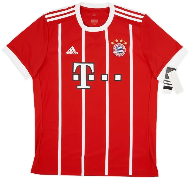 adidas Bayern Munich Mens SS Home Shirt 2017/18