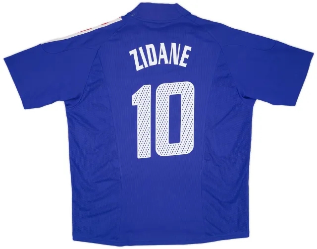 2002-04 France 'Made In South America' Home Shirt Zidane #10 - 6/10 - (XL)