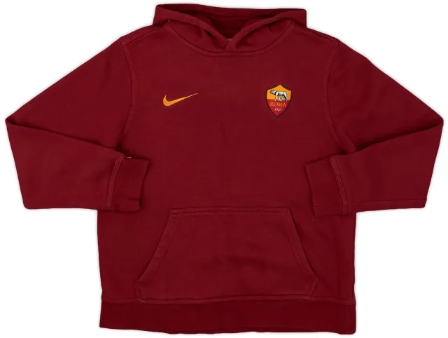 2015-16 Roma Nike Hooded Top - 9/10 - (L.Boys)