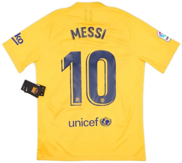 2019-20 Barcelona 'Senyera' Fourth Shirt Messi #10 (M)