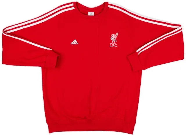 2009-10 Liverpool adidas Sweat Top - 9/10 - (XXL)