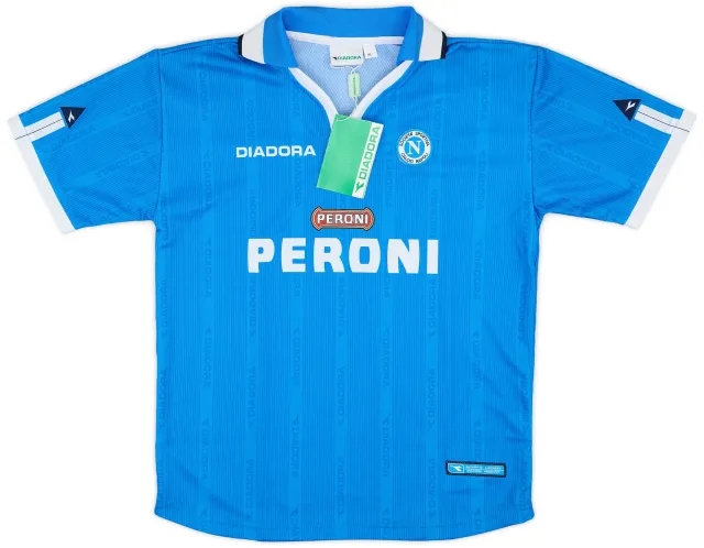Diadora Napoli Boys SS Home Shirt 2001/02