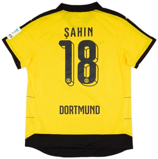 2015-16 Borussia Dortmund Home Shirt Sahin #18 (XL)