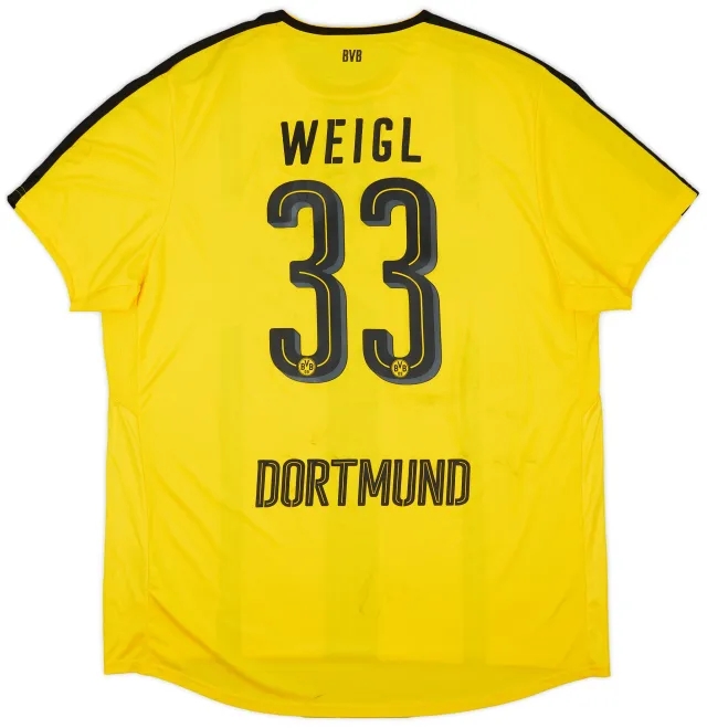 2016-17 Borussia Dortmund Home Shirt Weigl #33 - 6/10 - (3XL)