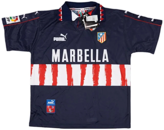 Puma Atlético Madrid Mens SS Away Shirt 1997/98