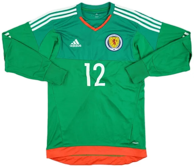 adidas Scotland Mens LS Goalkeeper Home Shirt 2016