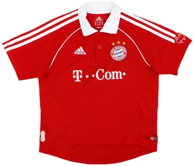 adidas Bayern Munich Boys SS Home Shirt 2006/07