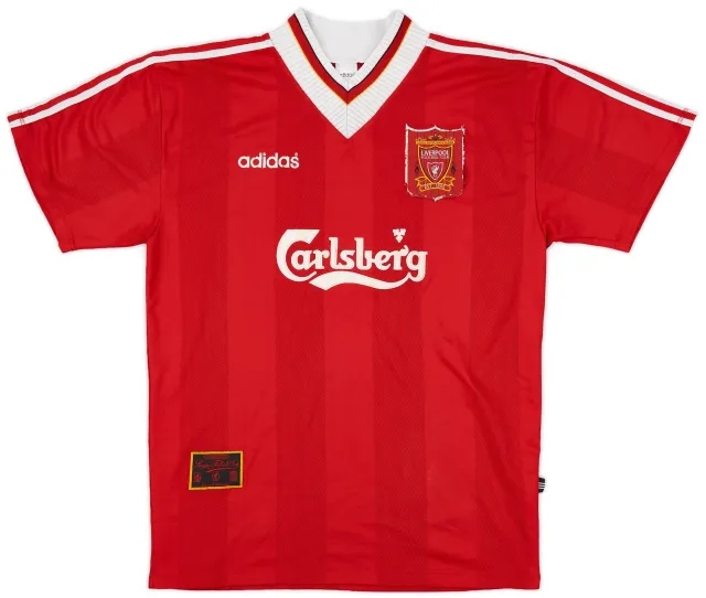 1995-96 Liverpool Home Shirt - 5/10 - (XL)