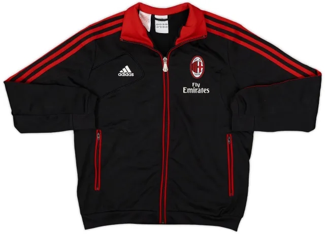2012-13 AC Milan adidas Track Jacket - 8/10 - (M.Boys)