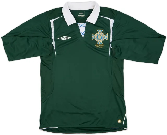 2005 Northern Ireland '125 Years' L/S Shirt - 8/10 - (S)