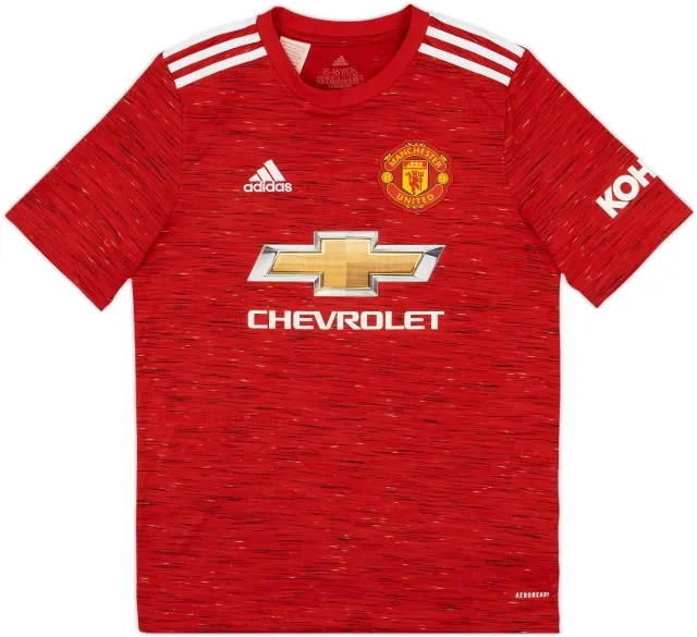 2020-21 Manchester United Home Shirt - 9/10 - (XL.Boys)