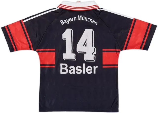 adidas Bayern Munich Boys SS Home Shirt 1997/99