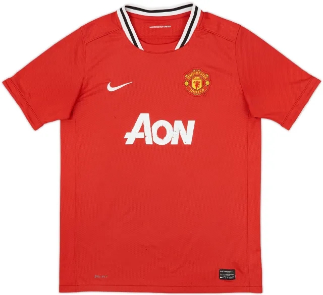 2011-12 Manchester United Home Shirt - 5/10 - (XL.Boys)