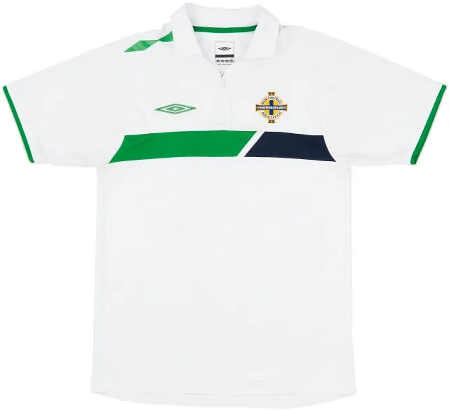 2007-08 Northern Ireland Umbro 1/4 Zip Training Shirt - 9/10 - (S)