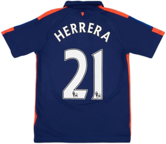 2014-15 Manchester United Third Shirt Herrera #21 - 8/10 - (L.Boys)