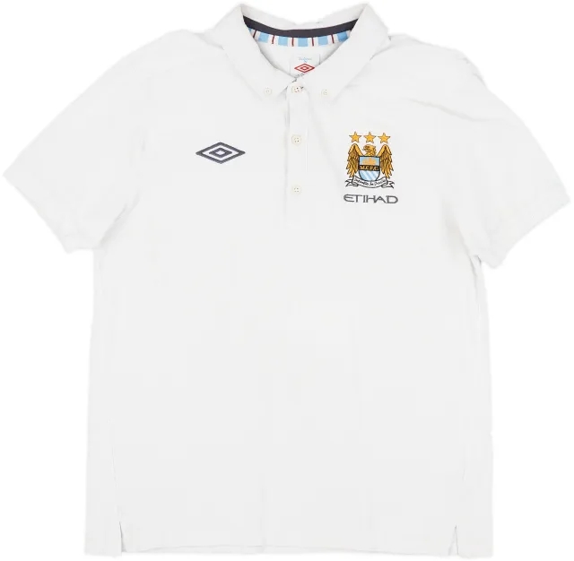 2010-11 Manchester City Umbro Polo Shirt - 5/10 - (L)