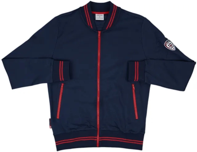 2016-17 Cagliari Macron Track Jacket - 10/10 - (M)