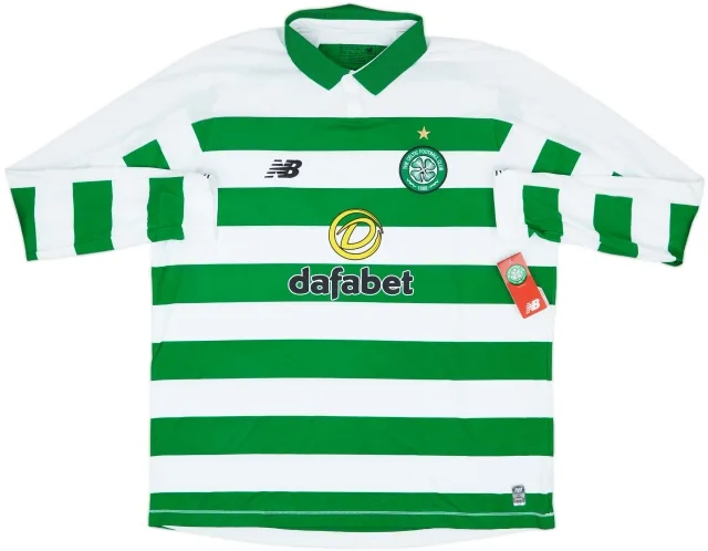 adidas Celtic Mens LS Home Shirt 2021/22