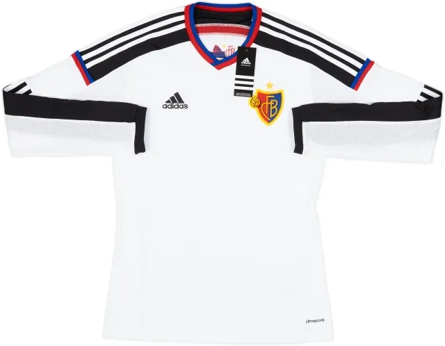 2014-15 FC Basel Player Issue Away L/S Shirt (S)