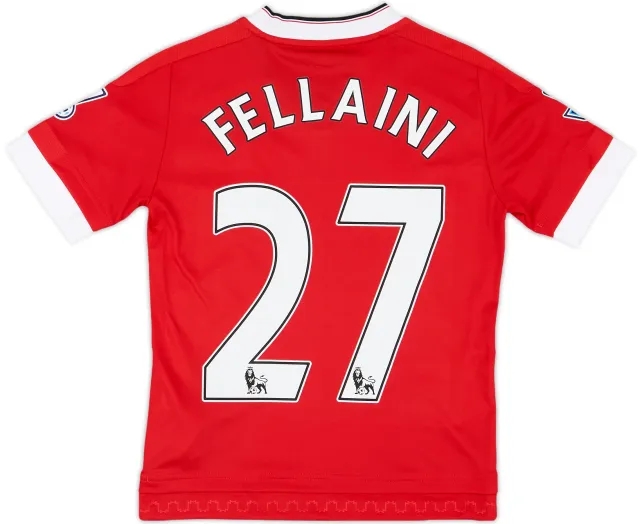 2015-16 Manchester United Home Shirt Fellaini #27 - 9/10 - (S.Boys)