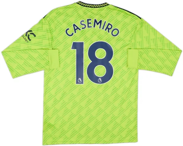 2022-23 Manchester United Third L/S Shirt Casemiro #18 - 8/10 - (M)
