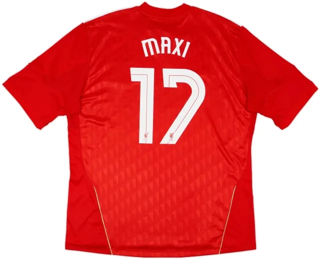 2010-12 Liverpool Home Shirt Maxi #17 - 4/10 - (XXL)