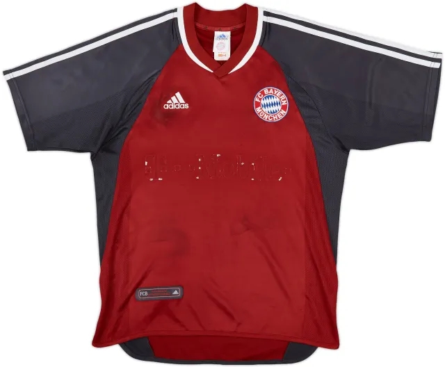 adidas Bayern Munich Mens SS Home Shirt 2002/03