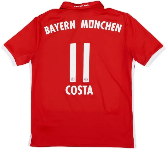 2016-17 Bayern Munich Home Shirt Costa #11 - 7/10 - (L.Boys)