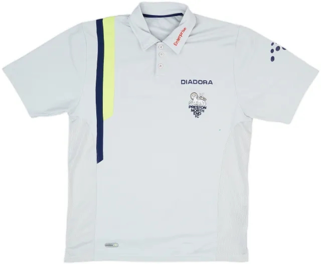 2006-07 Preston North End Diadora Polo Shirt - 8/10 - (L)
