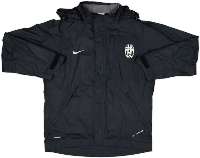 2007-08 Juventus Nike Hooded Rain Jacket - 5/10 - (S)