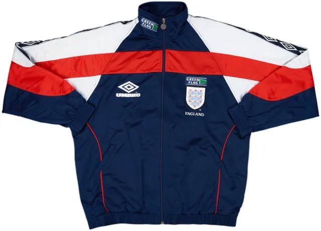1998-99 England Umbro Track Jacket - 8/10 - (L)
