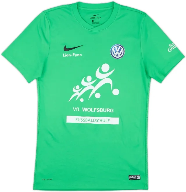 Nike Wolfsburg Mens SS Home Shirt 2016/17