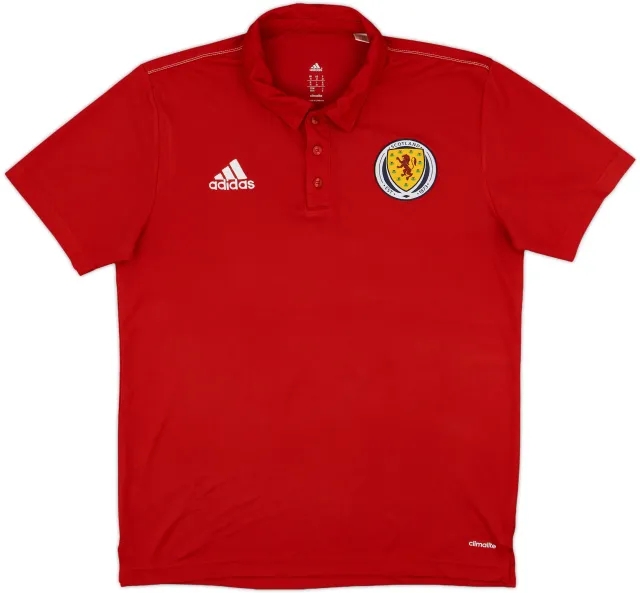 2016-17 Scotland adidas Polo Shirt - 7/10 - (M)