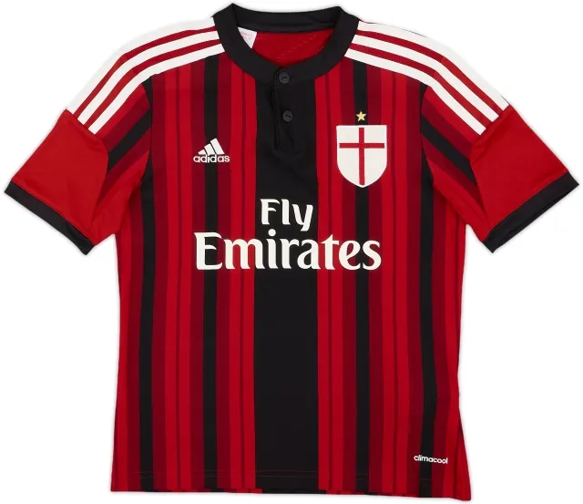 2014-15 AC Milan Home Shirt - 8/10 - (M.Boys)