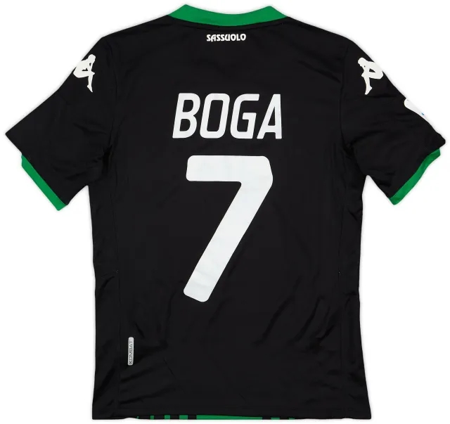 2019-20 Sassuolo Authentic Home Shirt Boga #7 - 8/10 - (S)