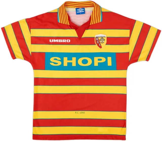 1996-97 Lens Home Shirt - 8/10 - (M)