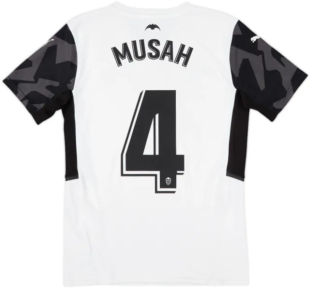 2021-22 Valencia Home Shirt Musah #4 - 6/10 - (S)