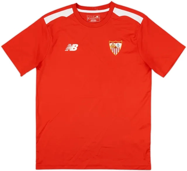 2016-17 Sevilla New Balance Training Shirt - 8/10 - (S)