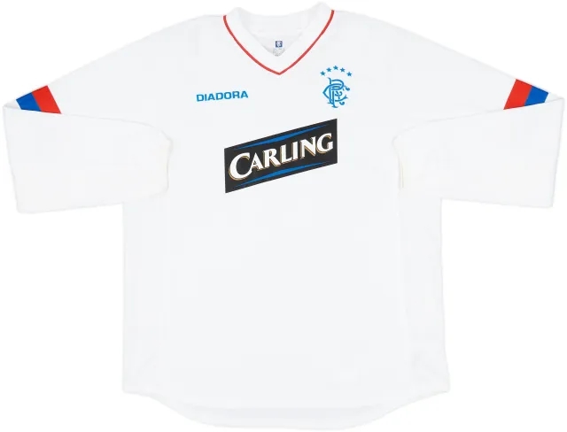 2003-04 Rangers Third L/S Shirt - 8/10 - (L)