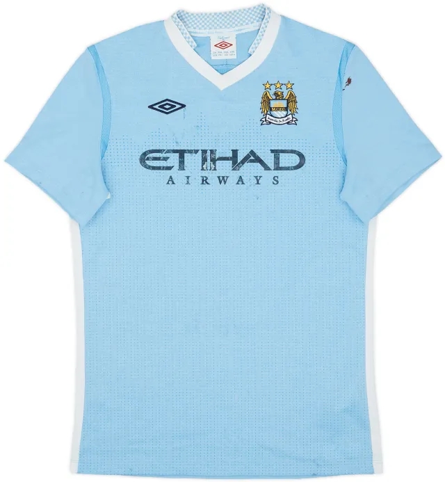 2011-12 Manchester City Home Shirt - 5/10 - (XL.Boys)